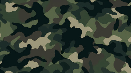 Fototapeta premium Flat design camouflage pattern texture
