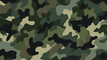 Fototapeta premium Flat design camouflage pattern texture