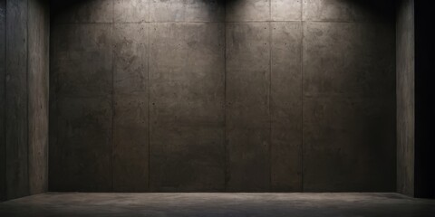 Concrete abstract wide dark light wall