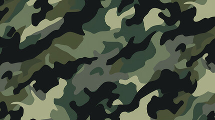 Fototapeta premium Camouflage pattern with organic shapes, camouflage texture