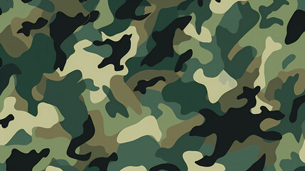 Fototapeta premium Camouflage pattern with organic shapes, camouflage texture