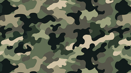 Fototapeta premium Camouflage pattern with organic shapes, camouflage texture