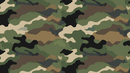 Fototapeta premium Camouflage pattern with organic shapes, camouflage texture