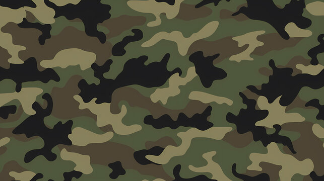 Camouflage pattern with organic shapes, camouflage texture