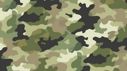 Fototapeta premium Camouflage pattern with organic shapes, camouflage texture