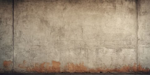 Obraz premium concrete wall grunge texture - wide banner format background