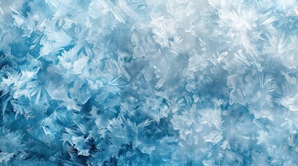 A close-up view of a frosted glass window showcasing its icy texture.