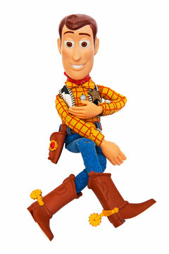 Sheriff Woody Pride - a cowboy rag doll who appears in Toy Story movie made by the Disney - Pixar