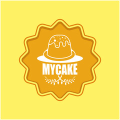 my cake creative icon logo design