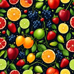 fruit and berries.