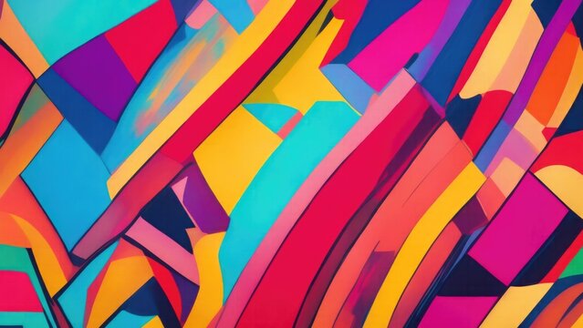 Abstract colorful futuristic pattern texture modern background