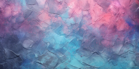 Obraz na płótnie Canvas Textured Gradient from Pink to Blue Tones Background.