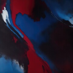 Maroon, Black and Blue Encaustic paint background