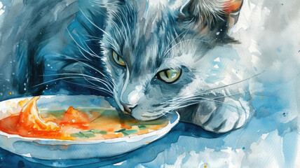 Vornehmer Dinnergast