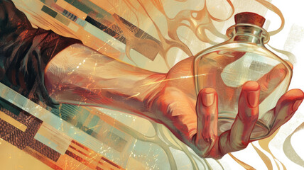 Mystische Flaschenpost