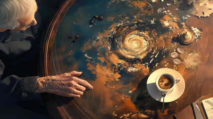 Kaffeepause im Kosmos