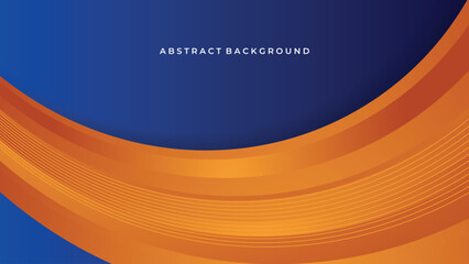 vector abstract background with blue and orange gradient composition