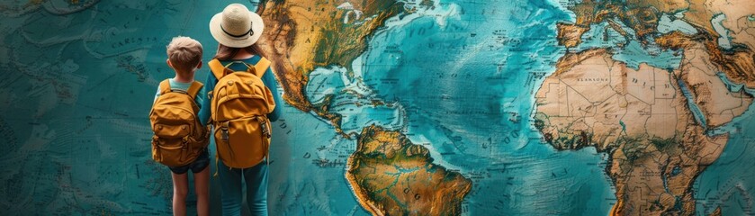 Travelers with Maps. Exploring World Geography One Destination at a Time. From the Vast Continents