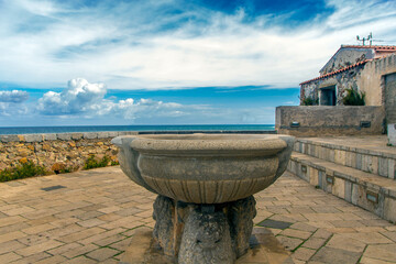 Panoramic terrace at Cefalu , Sicily - 745147395