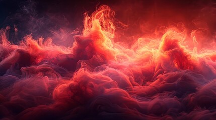 Red and black pure smoke background white high quality wallpaper