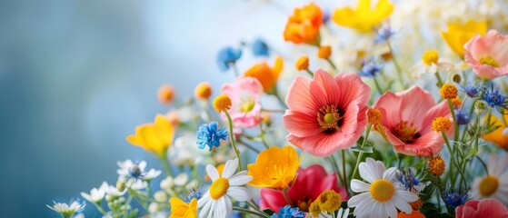 Blumen im Frühling und zur Osterzeit - obrazy, fototapety, plakaty