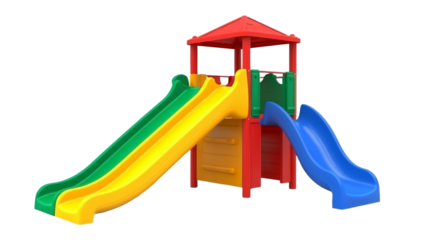 playground slide on a transparent background