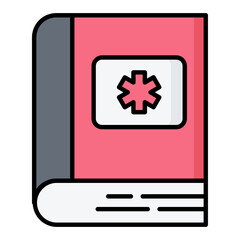 Obraz premium Medical Book Icon