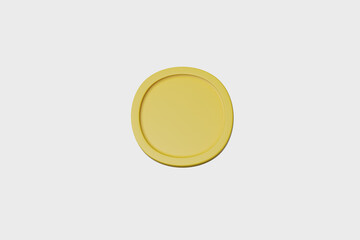 gold coin isolated