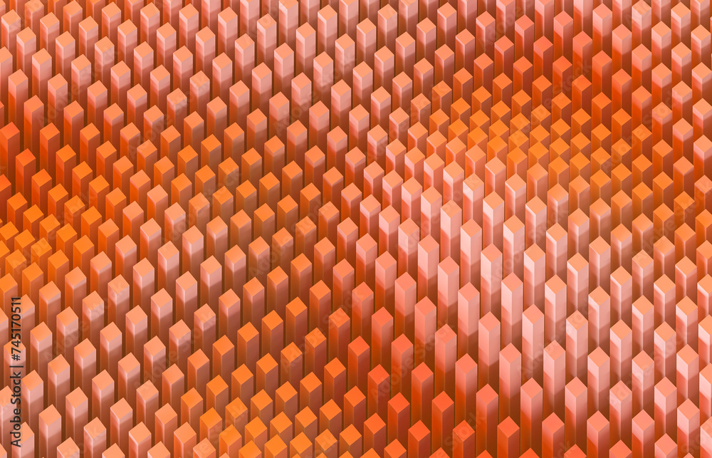 Aufkleber Abstract futuristic business technology background with geometric 3d shape. 3d rendering.