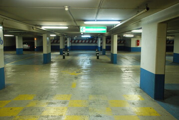 parking garage in Aix en provence, France