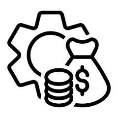 cost line icon