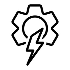 electric line icon