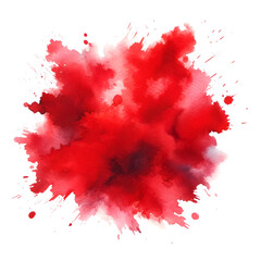 red paint splashes