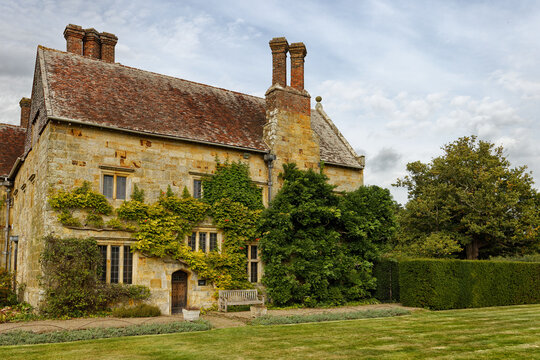 The home of Rudyard Kipling this Jacobean Wealden Mansion Batemans House in Burwash East Sussex England UK