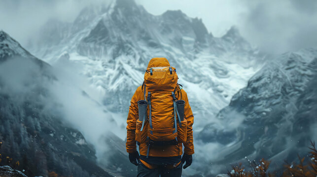 The challenging life of mountaineers, documentary photography capture -