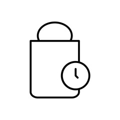 bag line icon