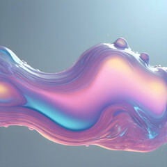 abstract holographic background with waves