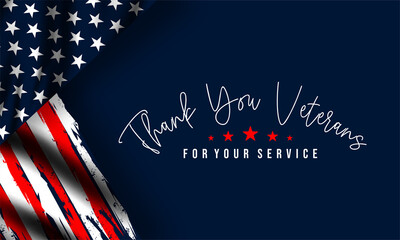 Happy Veterans Day United States of America background vector illustration , Honoring all who served	