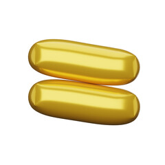 Equal. symbol. 3D Equal. Symbol sign. Symbol golden. balloon Symbol.