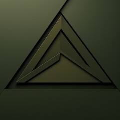 A dark Olive background with two triangles