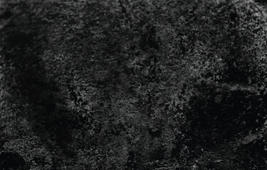 Abstract black grunge background with Black stone wall concrete texture. Rough cement concrete stone and old building wall texture. Abstract seamless pattern or black concrete metal paint background.
