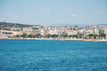 Fototapeta na wymiar The beach in Cannes