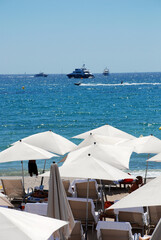 Fototapeta na wymiar The beach in Cannes