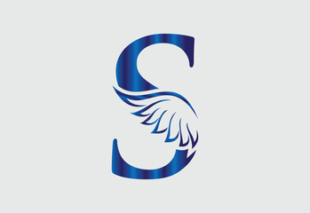 S letter logo design and monogram logo design