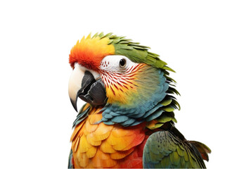 Parrot on transparent background