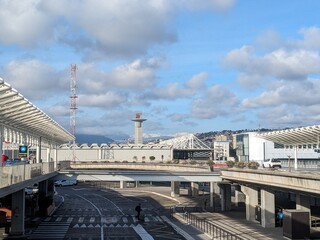 Fototapeta premium Nice airport, France.