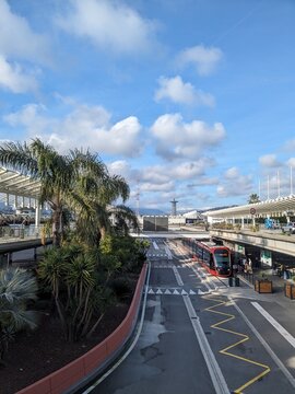 Nice airport, France 