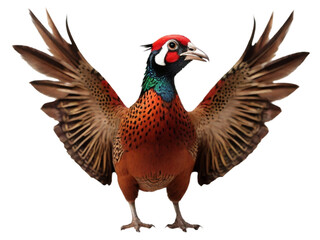Obraz premium Pheasant on transparent background