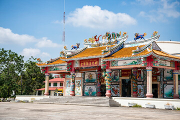 Obraz premium THAILAND CHACHOENGSAO TEMPLE OF EIGHT IMMORTALS
