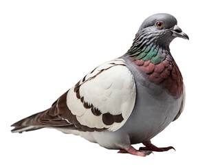 Fototapeta premium Pigeon on transparent background